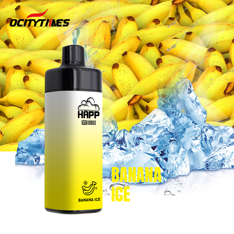 Banana Fruit Flavour E-Zigarette 10000 Puffs Dual Mesh Coil Einweg-Vape-Bar
