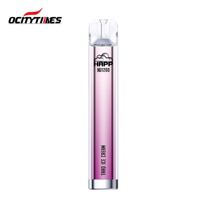 2023 Happ CR1200 Puffs E-Zigarette Elektronischer Stift Nikotin Einweg Vape von Ocitytimes