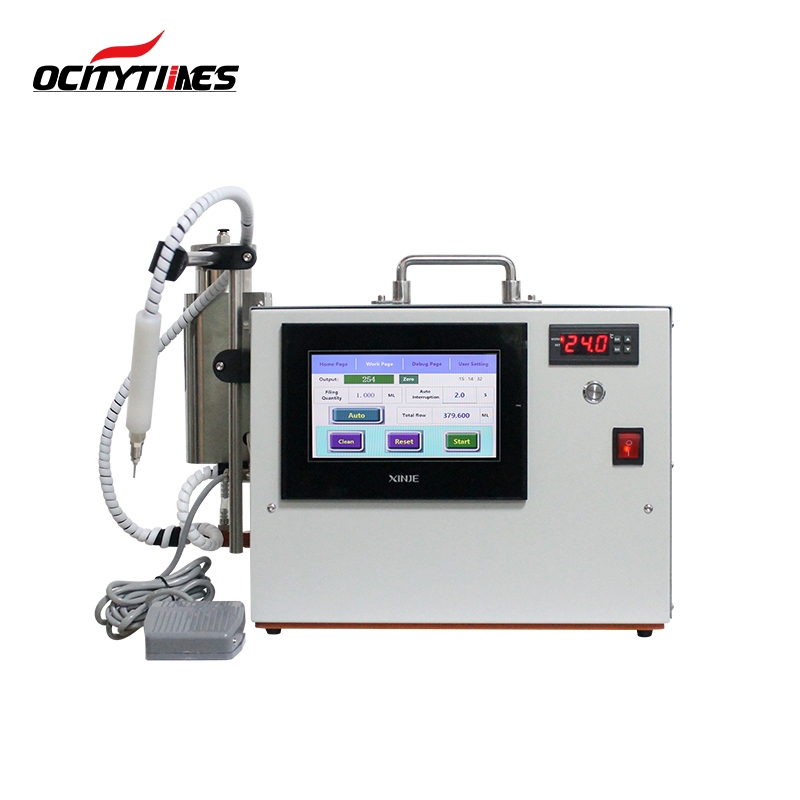 Halbautomatische Kartuschenverdampfer-Tinkturspritze Cbd-Ölfüllmaschine