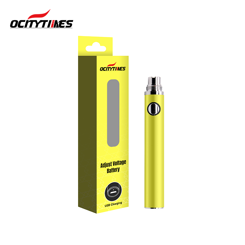 OCITYTIMES NEU NEUER BEDRECHUNGEN 650MAH VAPE BATE MIT BITTE